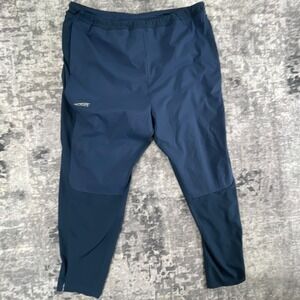 Altra Mens Large Wind Breaker Trail Running Pants Solid Blue Activewear Joggers